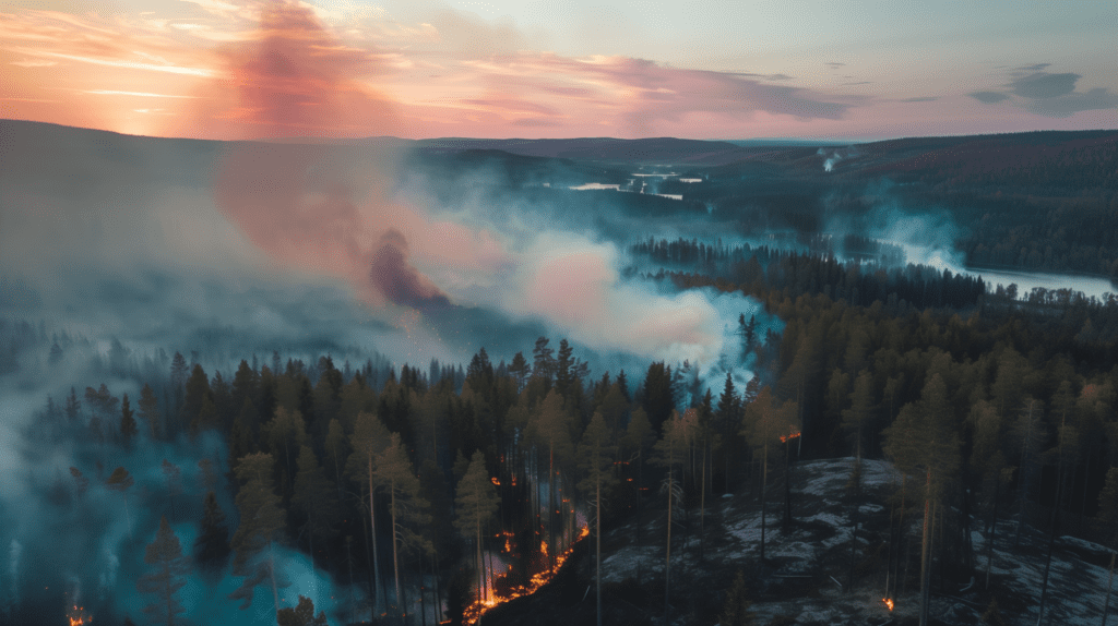 skogsbrand
